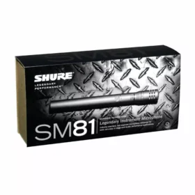 Shure SM81-LC Microfono de Condensador con Diafragma Pequeño