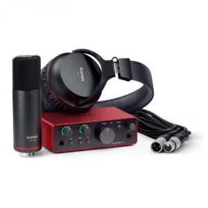 Focusrite - Scarlett Solo Studio 4rd Generation Recording Bundle Pack de Grabación
