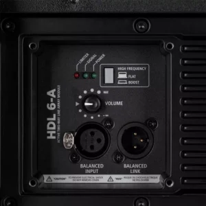 Alternative view of RCF HDL 6-A Line Array Activo