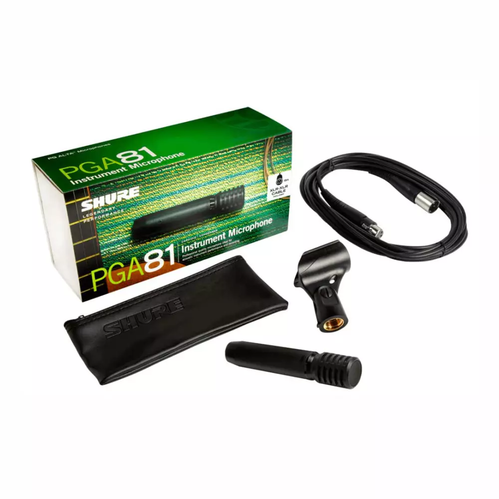 SHURE PGA81 – Micrófono de Condensador Cardioide para Instrumento