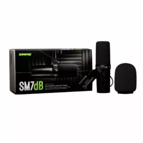 SHURE SM7DB – Micrófono Vocal Dinámico con Preamplificador Incorporado