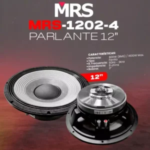 MRS-1202-4 PARLANTE 12″ 800W RMS MAX VC 25 8 OHM 60HZ3KHZ 3