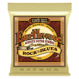 ERNIEBALL 2008 EARTHWOOD ROCK & BLUES CUERDAS GUITARRA