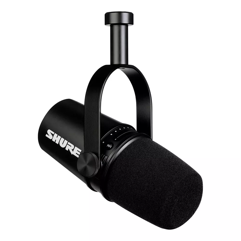 Shure MV7-K Microfono para Podcast (Negro)