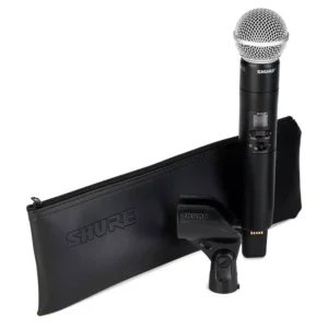 Alternative view of Shure SLXD2+/58=-G57 Transmisor de mano inalámbrico con cápsula de micrófono SM58 – Banda G57